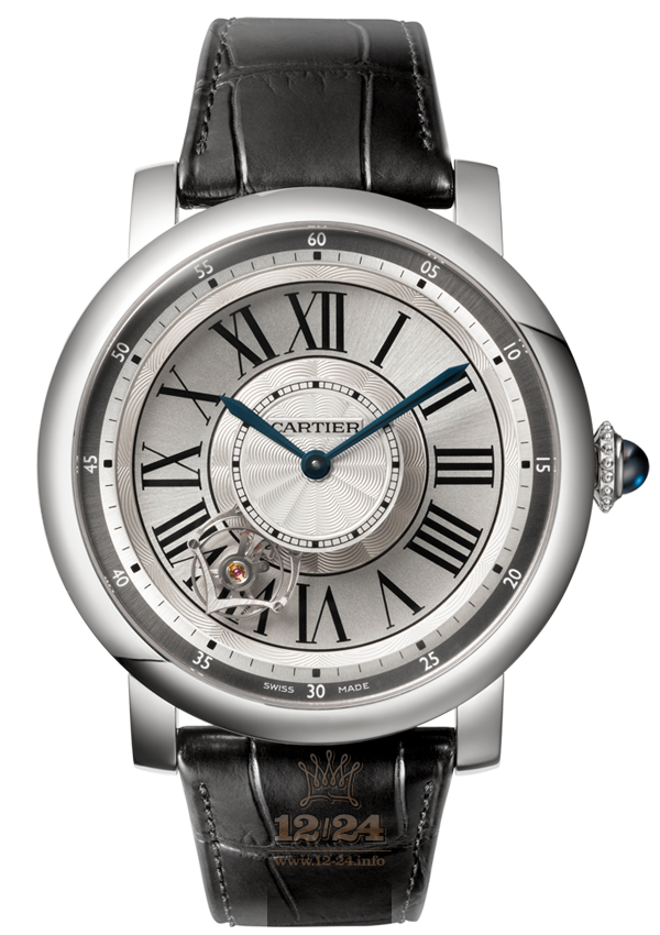 Cartier Rotonde de Cartier Watch W1556204 47 mm White gold Case Silver Dial