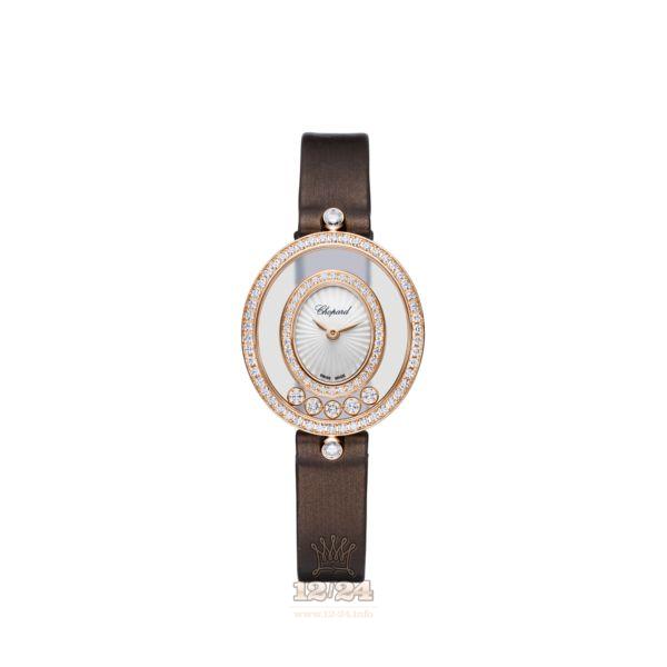 Chopard Happy Diamonds Watch 204292-5301 26 mm Pink gold Case White Dial