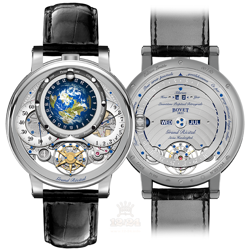 Bovet Dimier Watch R22N002 46 mm Platinum Case