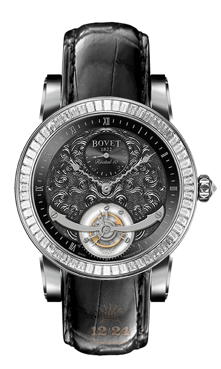 Bovet Dimier Watch R100004-SB1-G4 46 mm White gold Case Black Dial