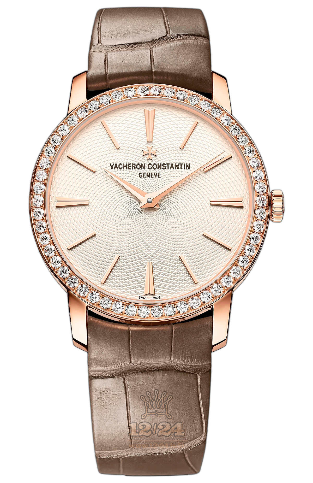 Vacheron Constantin Traditionnelle Watch 81590/000R-9849 33 mm Pink gold Case Golden Dial