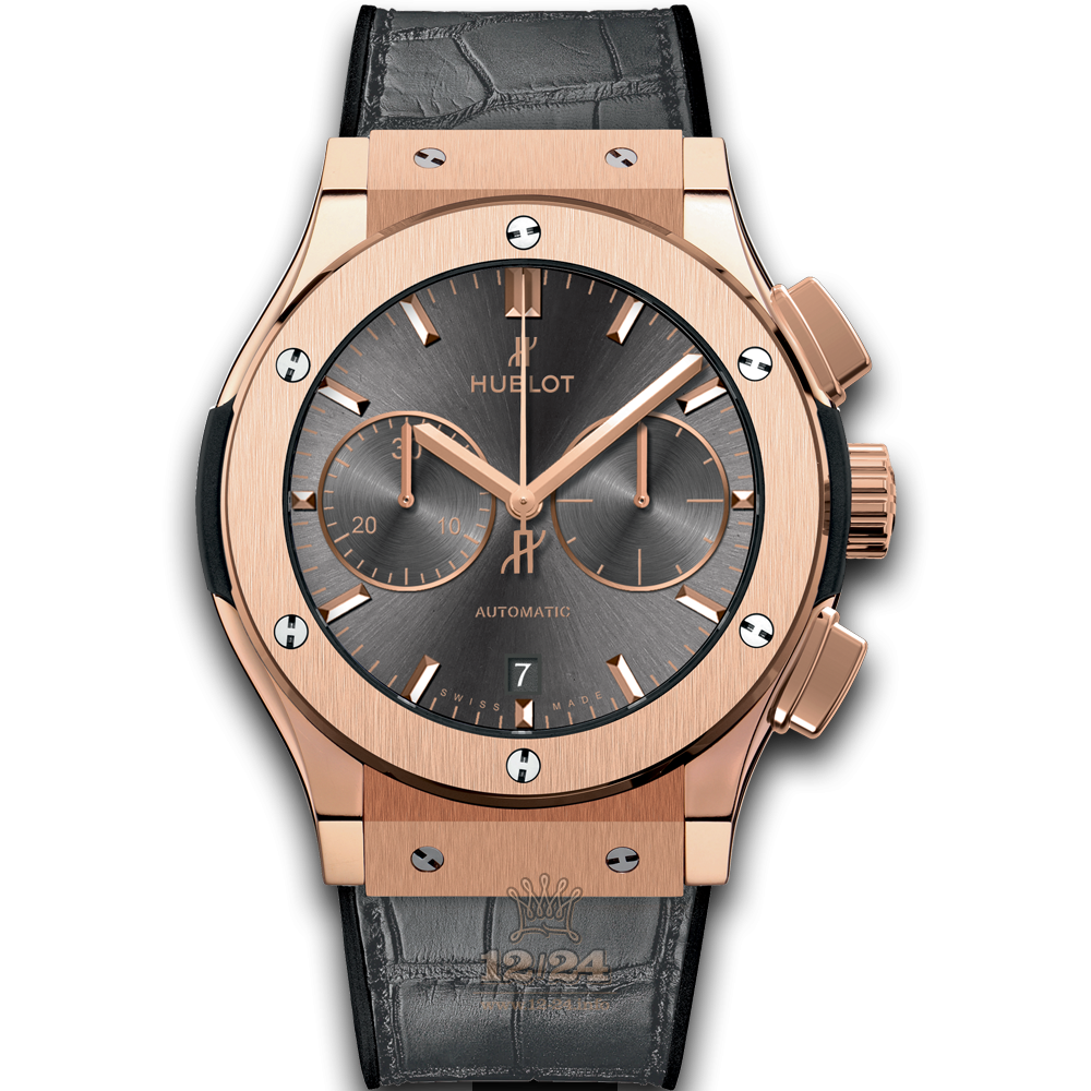 Hublot Classic Fusion Watch 521.OX.7081.LR 45 mm Red gold Case Gray Dial