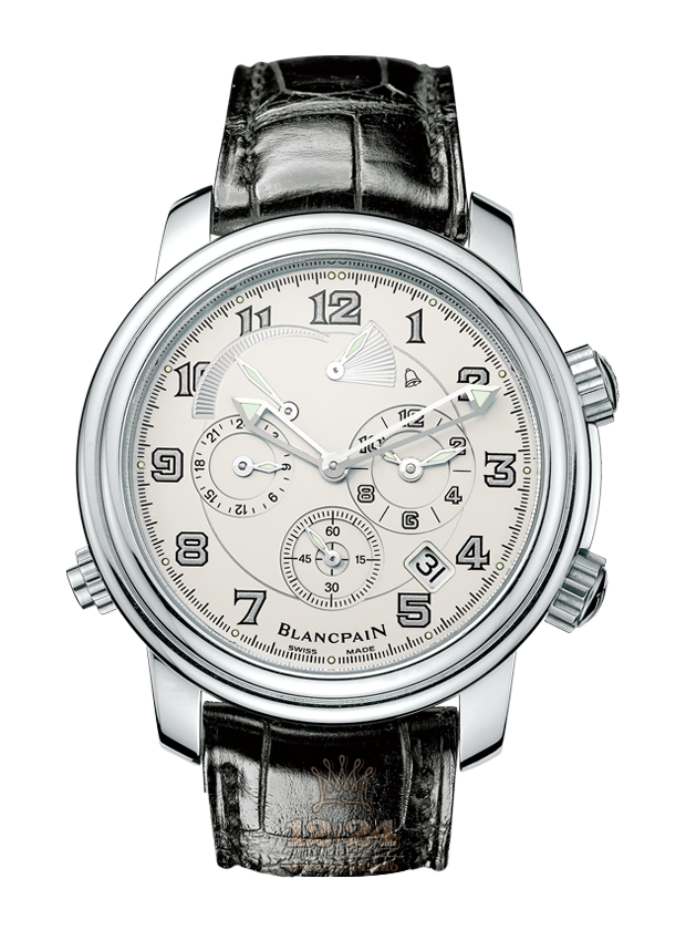 Blancpain Leman Watch 2041-1542M-53B 40 mm White gold Case White Dial