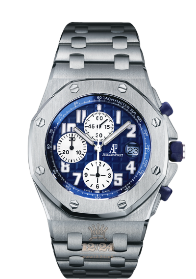 Audemars Piguet Royal Oak Offshore Watch 26170TI.OO.1000TI.04 42 mm Titanium Case Dark blue Dial