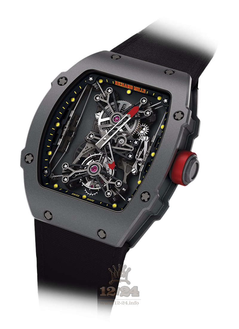 Richard Mille Men's Collection Watch RM 27-01 Tourbillon �� Rafael Nadal 46 mm Carbon Case
