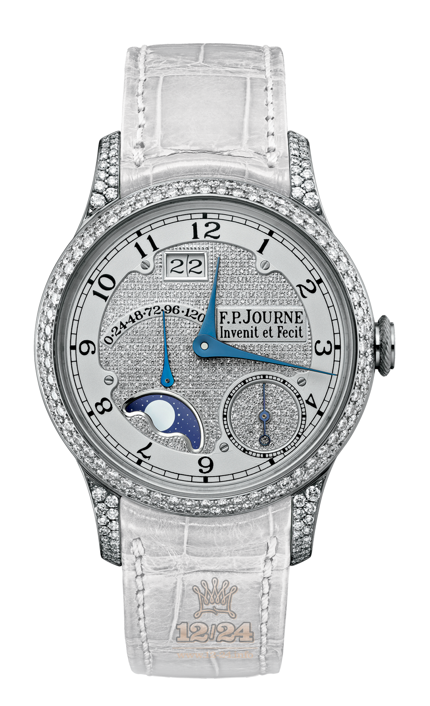 F.P.Journe Jewellery Collection Watch FPJ-Co-Jewellery-OctaDivine-D-CuirPl-DialDiam 36 mm Platinum Case Silver Dial