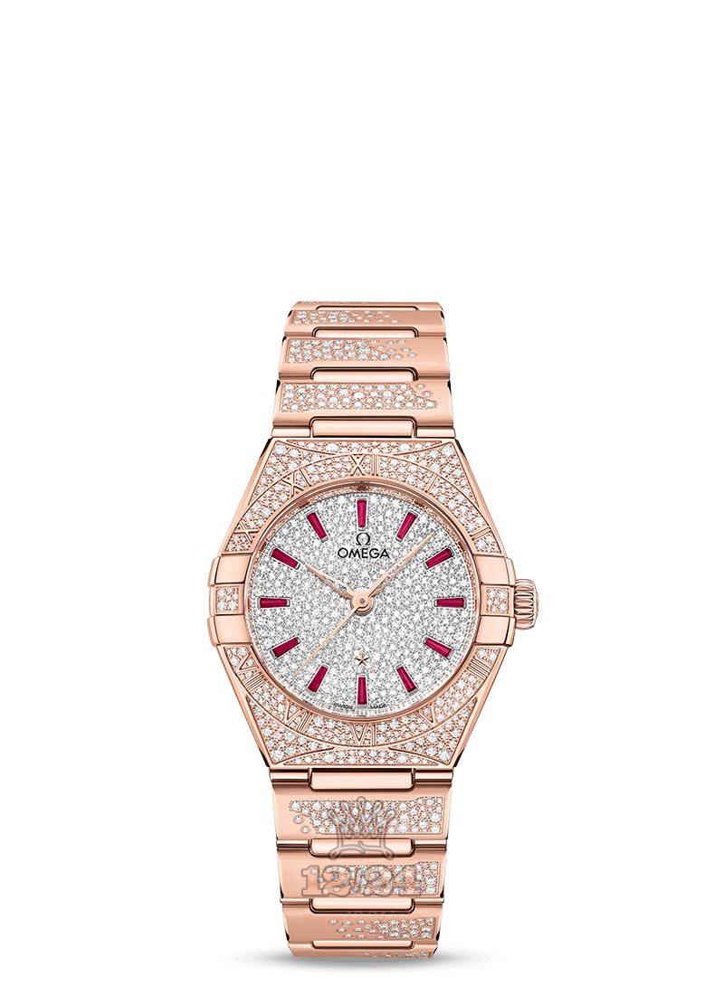 Omega Constellation Watch 131.55.29.20.99.003 29 mm Pink gold Case