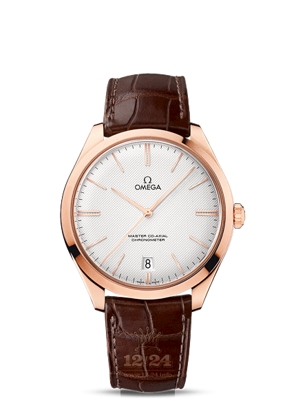 Omega Tresor Watch 432.53.40.21.02.002 40 mm Pink gold Case Silver Dial