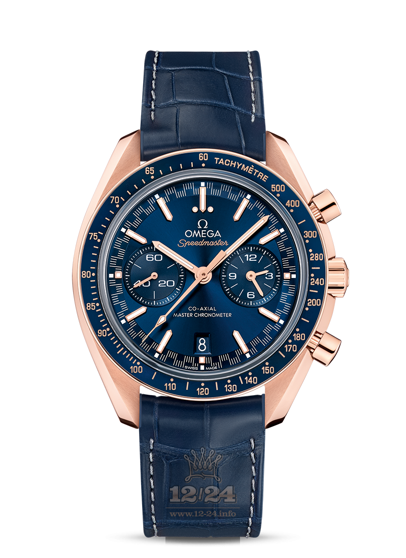 Omega Speedmaster Watch 329.53.44.51.03.001 44 mm Pink gold Case Dark blue Dial