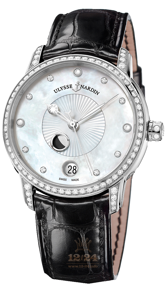 Ulysse Nardin Classic Watch 8293-123BC-2/991 35 mm Stainless steel Case Silver Dial