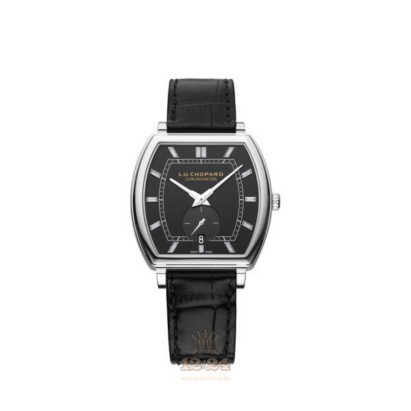 Chopard L.U.C Watch 162296-1001 39 mm White gold Case Black Dial