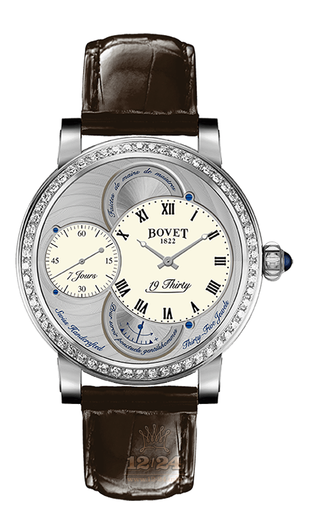 Bovet 19Thirty Watch RNTS0012-SD1 42 mm Stainless steel Case White Gray Dial