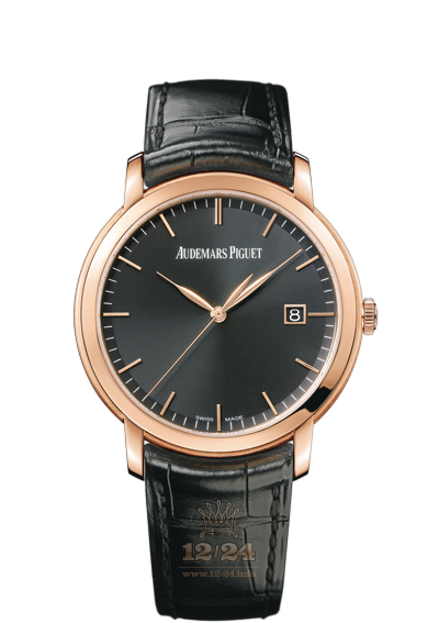 Audemars Piguet Jules Audemars Watch 15170OR.OO.A002CR.01 39 mm Pink gold Case Black Dial