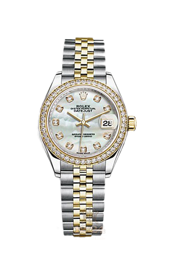 Rolex Datejust Watch 279383rbr-0019 28 mm Steel / Yellow gold Case White Dial