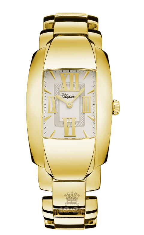 Chopard La Strada Watch 419254-0001 45 mm Yellow gold Case Silver Dial