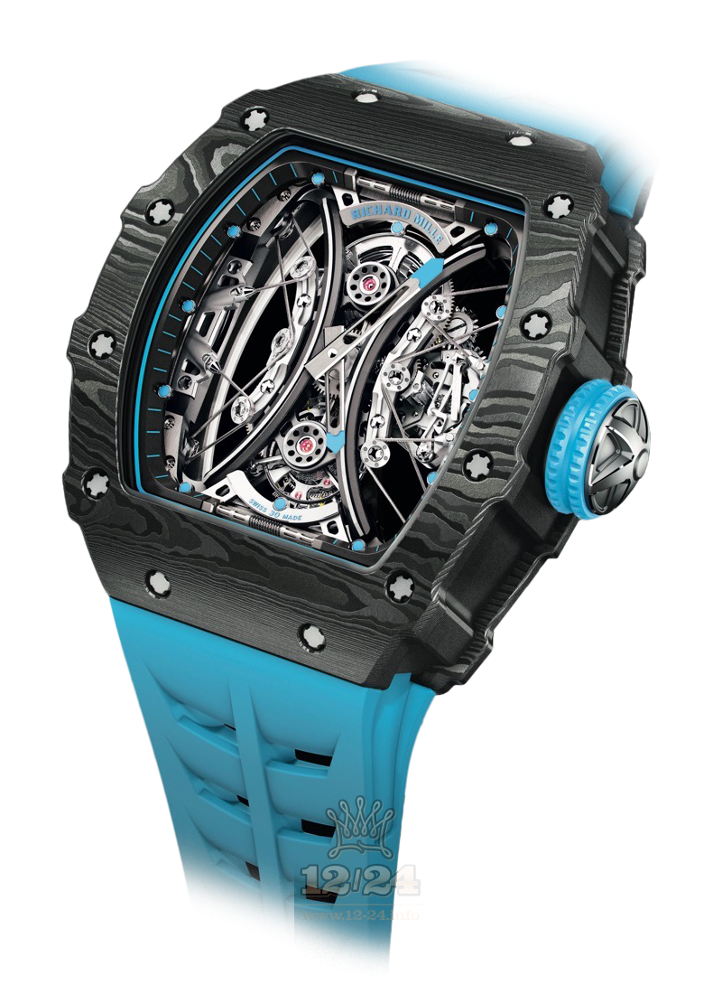 Richard Mille Men's Collection Watch RM 53-01 Pablo Mac Donough Carbon Case