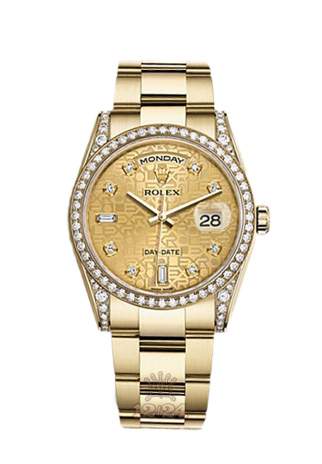 Rolex Day-Date Watch 118388-0032 36 mm Yellow gold Case Golden Dial