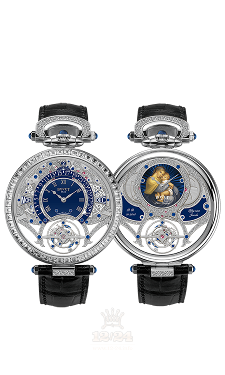 Bovet Fleurier Grandes Complications Watch AIQPR500-SB1C23 46 mm White gold Case Dark blue Dial