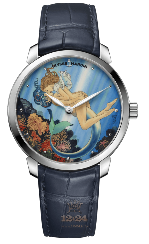 Ulysse Nardin Classic Watch 3203-136LE-2/MANARA.07 40 mm Stainless steel Case Painted Dial