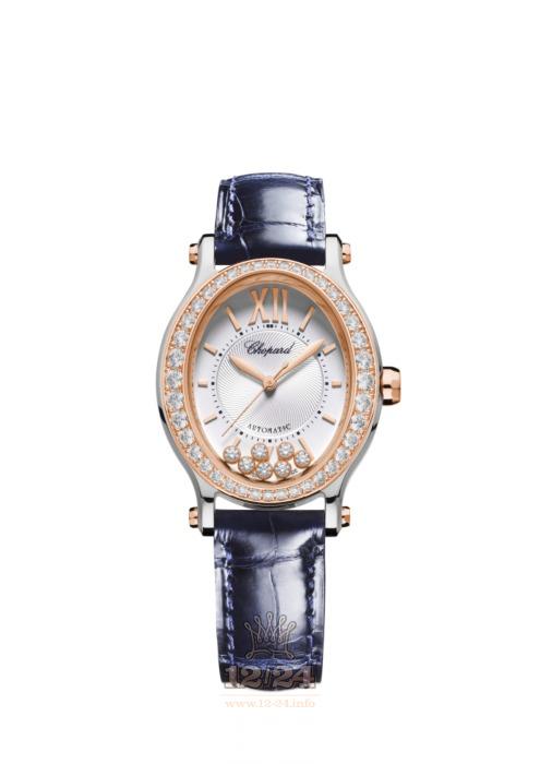 Chopard Happy Sport Watch 278602-6003 31 mm Stainless steel Pink gold Case White Dial