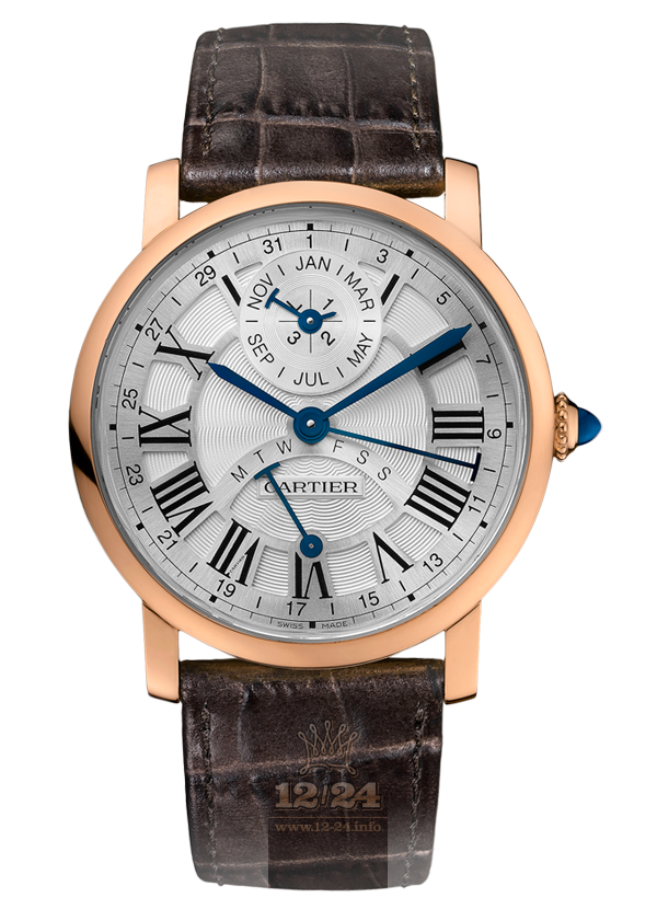 Cartier Rotonde de Cartier Watch W1556217 40 mm Pink gold Case White Dial