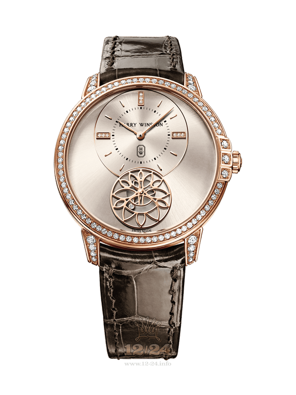 Harry Winston Midnight Collection Watch MIDASS39RR001 39 mm Pink gold Case Silver Dial