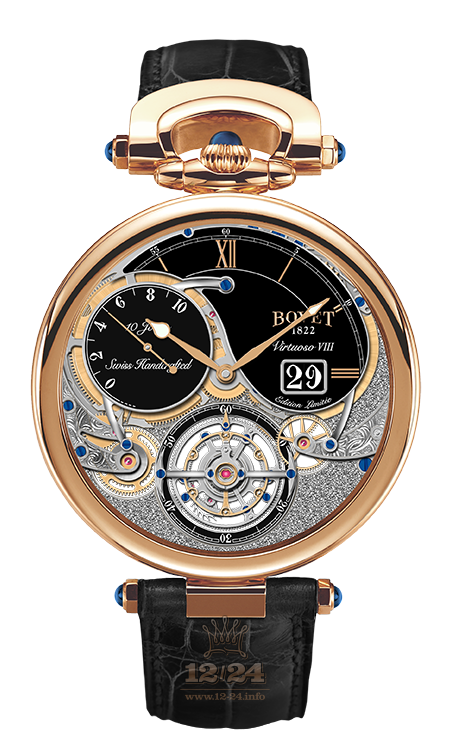 Bovet Fleurier Grandes Complications Watch T10GD001 44 mm Pink gold Case Black Dial