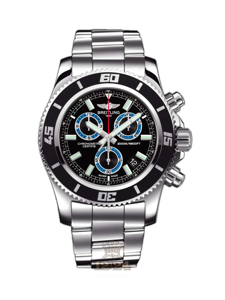 Breitling Superocean Watch A73310A8/BB74/160A 46 mm Stainless steel Case Black Dark blue Dial
