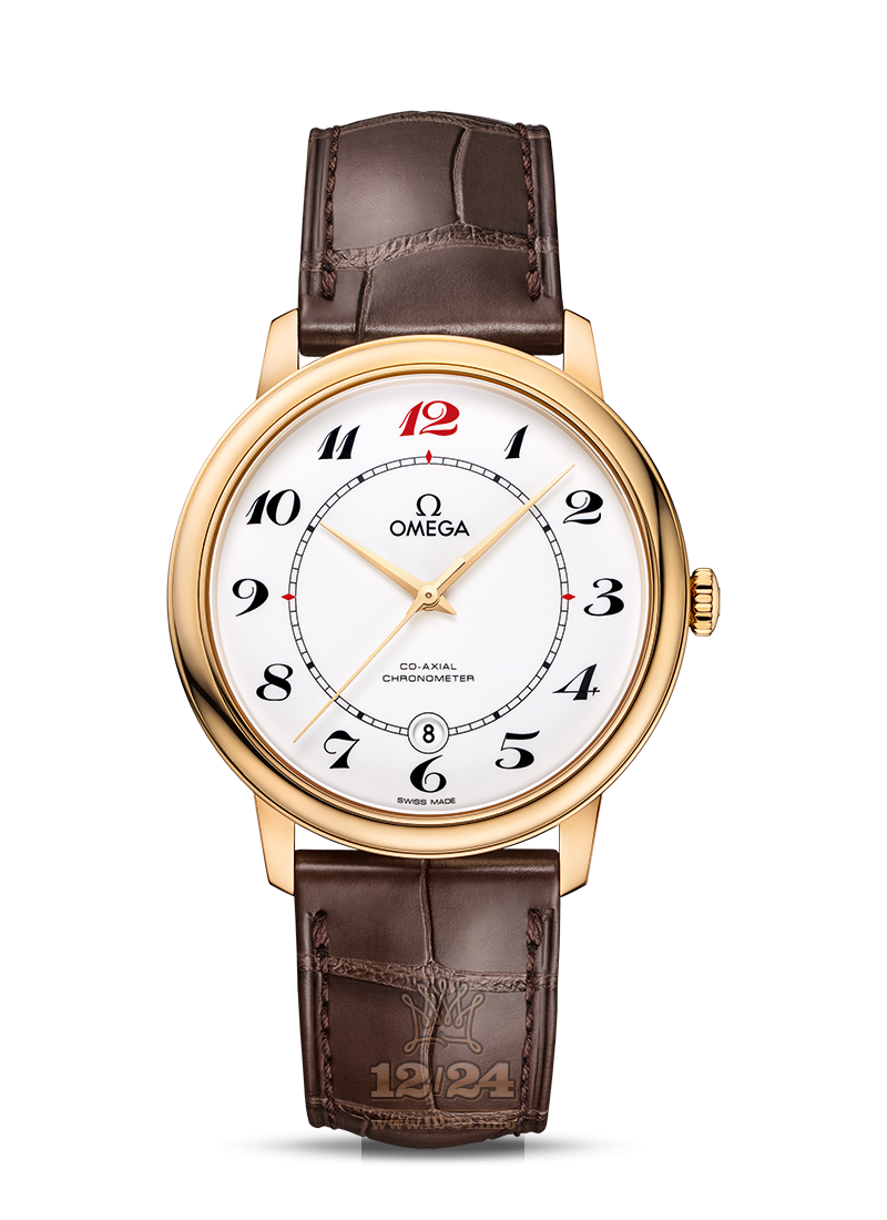Omega Prestige Watch 424.53.40.20.04.005 40 mm Yellow gold Case White Dial