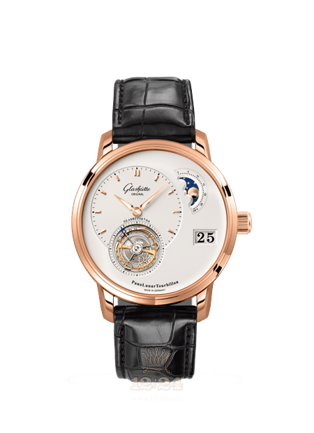 Glashutte Pano Watch 1-93-02-05-05-04 40 mm Pink gold Case White Dial