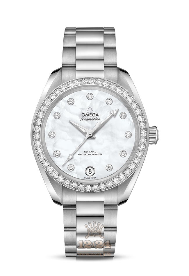 Omega Aqua Terra 150 M Watch 220.15.34.20.55.001 34 mm Stainless steel Case White Dial