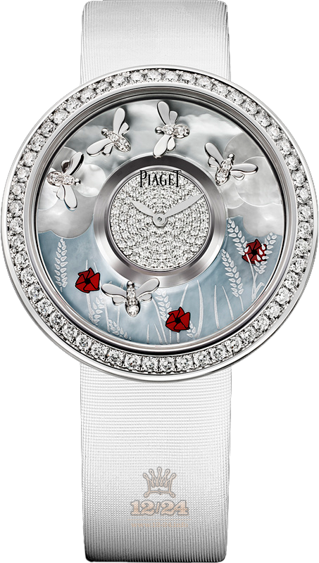 Piaget Limelight Watch G0A36160 39 mm White gold Case White Silver Dial