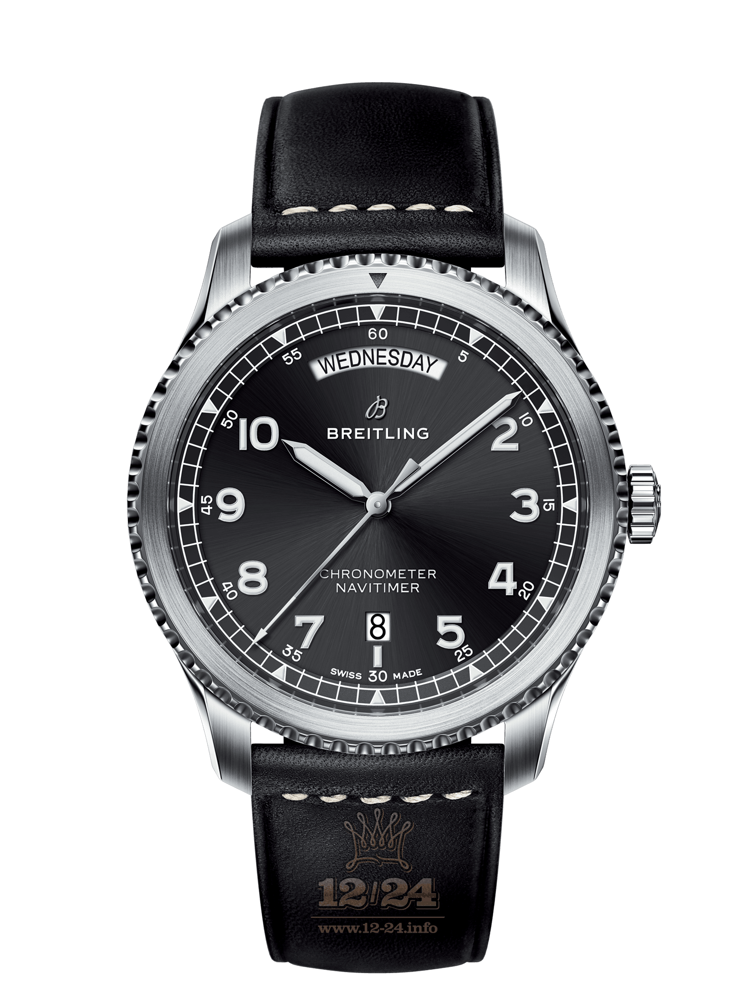Breitling Navitimer Watch A45330101B1X1 41 mm Stainless steel Case Black Dial