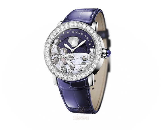 Bvlgari Bvlgari Bvlgari Watch 102431 BBLW37CDGDLMP 37 mm White gold Case Silver Dark blue Dial