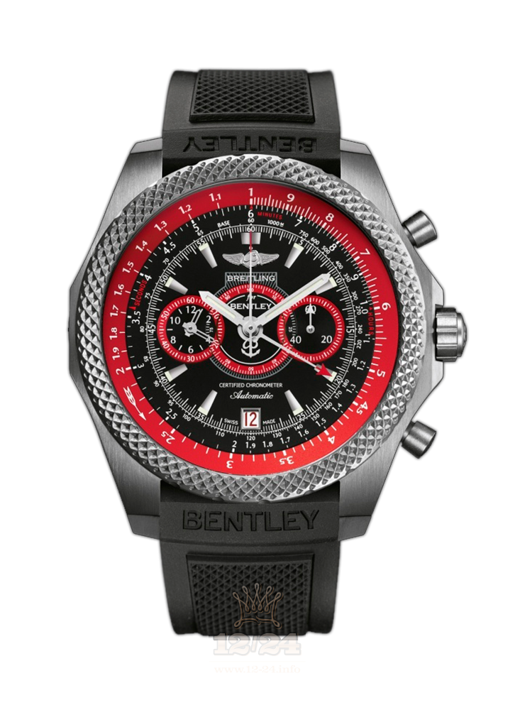 Breitling Breitling for Bentley Watch E2736529/BA62/220S/E20DSA.2 49 mm Titanium Case Black Red Dial