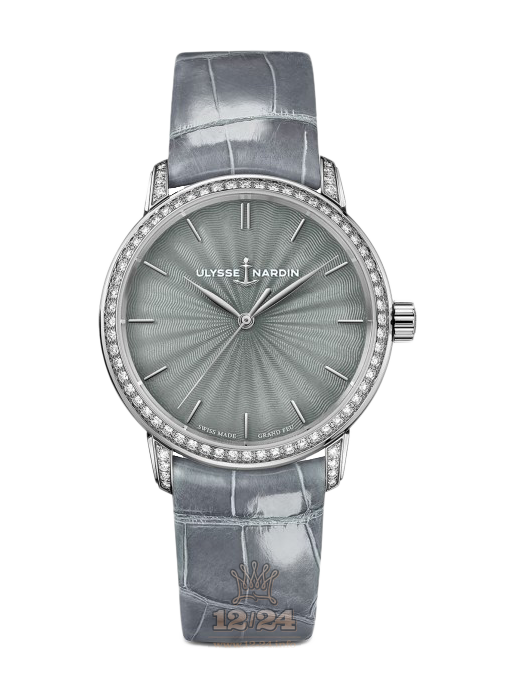 Ulysse Nardin Classic Watch 8150-201BC/E1 37 mm White gold Case Gray Dial