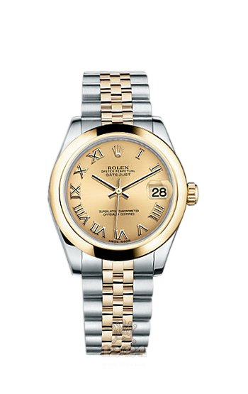 Rolex Lady-Datejust Watch 178243-0073 31 mm Steel / Yellow gold Case Golden Dial