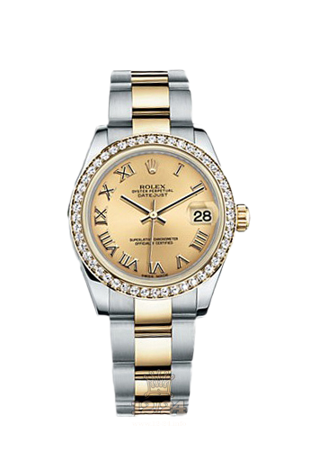 Rolex Datejust Watch 178383-0023 31 mm Steel / Yellow gold Case Golden Dial