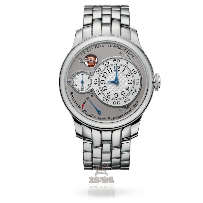 F.P.Journe Souveraine Watch chronometre-optimum pl3 42 mm Platinum Case Gray Dial