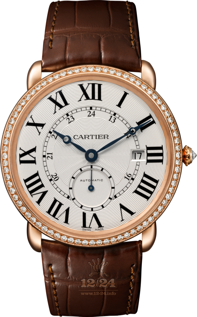 Cartier Ronde de Cartier Watch WR007017 40 mm Pink gold Case Silver Dial