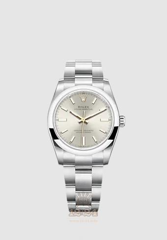 Rolex Oyster Perpetual Watch 124200-0001 34 mm Stainless steel Case Silver Dial