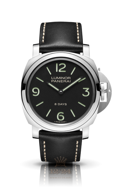 Panerai Luminor Watch PAM00560 44 mm Stainless steel Case Black Dial