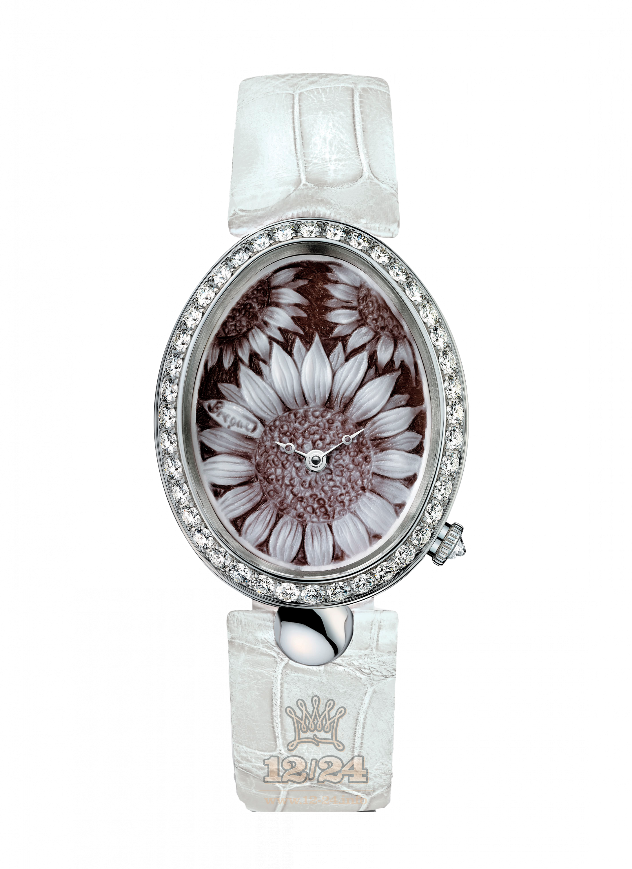 Breguet Reine de Naples Watch 8958BB/51/974 D00D 40 mm White gold Case Gray Dial