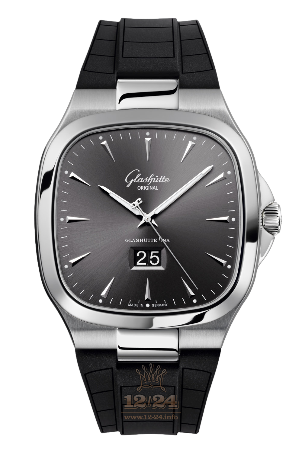 Glashutte Vintage Watch 2-39-47-12-12-53 40 mm Stainless steel Case Gray Dial