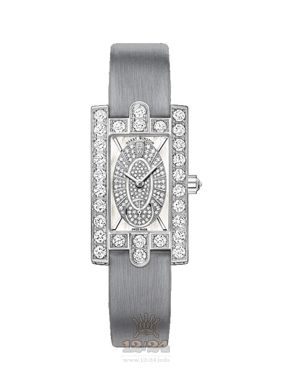 Harry Winston The Avenue Collection Watch AVEQHM21WW241 21 mm White gold Case White Dial