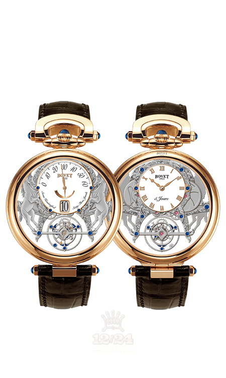 Bovet Fleurier Grandes Complications Watch AIVS003 44 mm Pink gold Case White Gray Dial