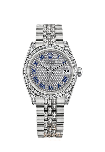 Rolex Datejust Watch 178159-0044 31 mm White gold Case Silver Dial