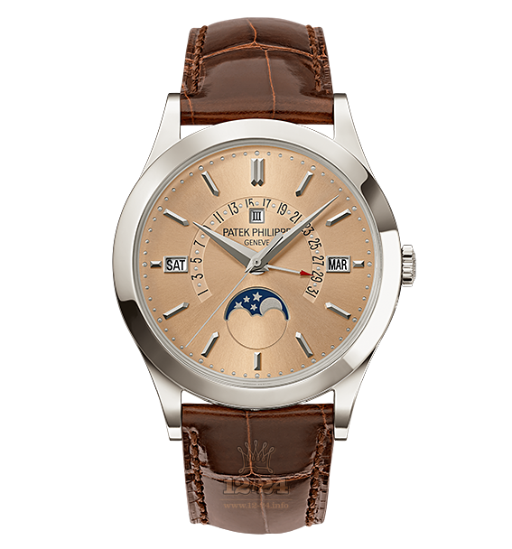 Patek Philippe Grand Complications Watch 5496P-014 40 mm Platinum Case Golden Dial