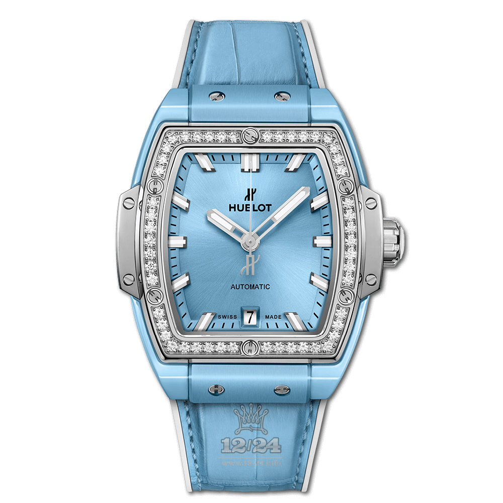 Hublot Spirit Of Big Bang Watch 665.EN.891L.LR.1204 39 mm Titanium Ceramics Case Blue Dial