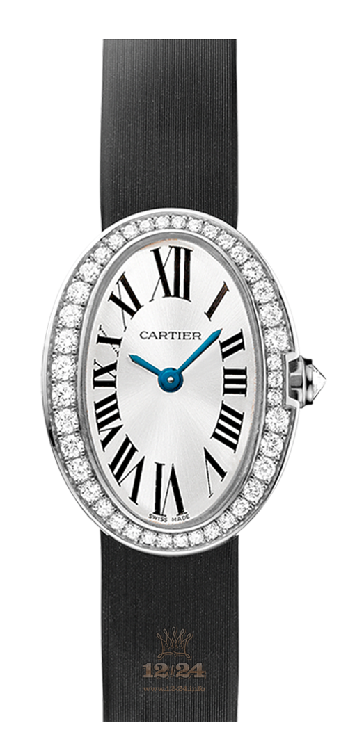 Cartier Baignoire Watch WB520027 25 mm White gold Case Silver Dial